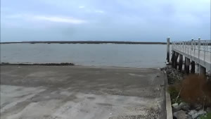 Boat ramp on jekyll Island at behind Tidelands Nature Center boat ramp on jekyll island